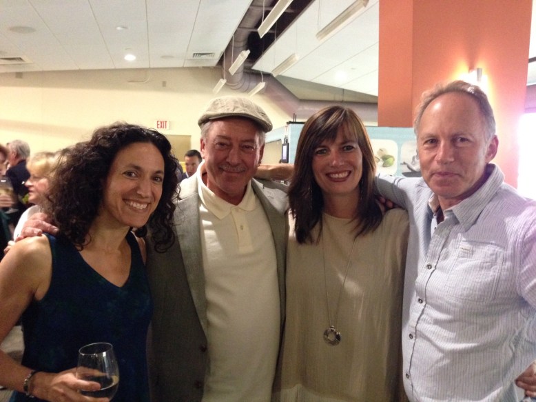 A terrific trio of mentors: Rachel Kadish on the left, Laurie Foos in the middle, Tony Eprile on the right. Love you, guys…